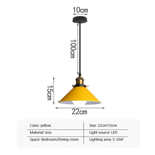 Lámpara Colgante Minimalista de Cabeza Única para Sala, Dormitorio y Estudio - Image 9