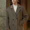 Abrigo de Lana Reversible para Hombre - Largo Medio Premium