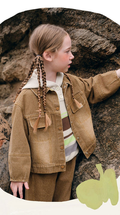Blusa Infantil Degradado Estilo Occidental Otoño - Image 14