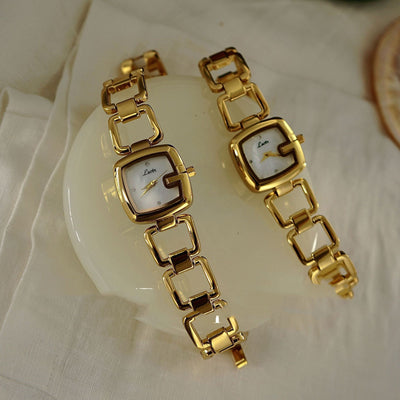Reloj Pulsera Mujer Elegante Diseño Retro Minimalista - Image 10