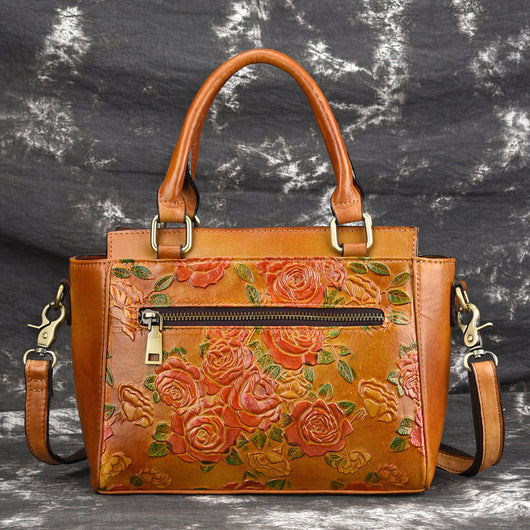 Bolso Crossbody de Cuero Genuino para Mujer - Diseño Elegante Multiuso