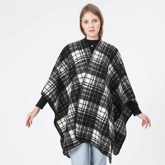 Manta Térmica Elegante de Cuadros para Primavera, Otoño e Invierno