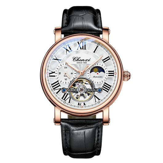 Reloj Mecánico Automático de Lujo con Esfera Hueca, Cristal Luminoso e Impermeable - Image 6