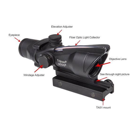 Maku 4x32 Tactical Sight for Precision Sports and Hunting
