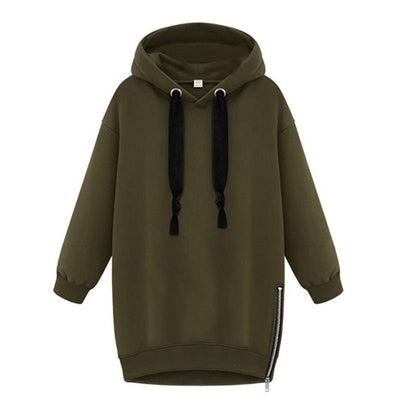 Sudadera Mujer con Capucha Suelta y Manga Larga - Image 17
