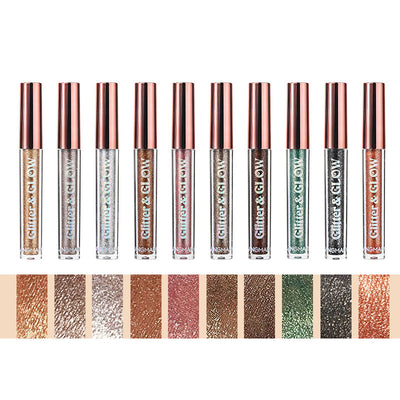 Set de 10 Sombras Líquidas Diamond Shine - Brillo Diamantado - Image 3