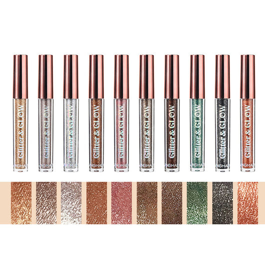 Set de 10 Sombras Líquidas Diamond Shine - Brillo Diamantado - Image 3