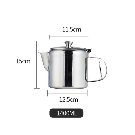 Tetera de Acero Inoxidable Estilo Hong Kong para Té y Café - Image 6
