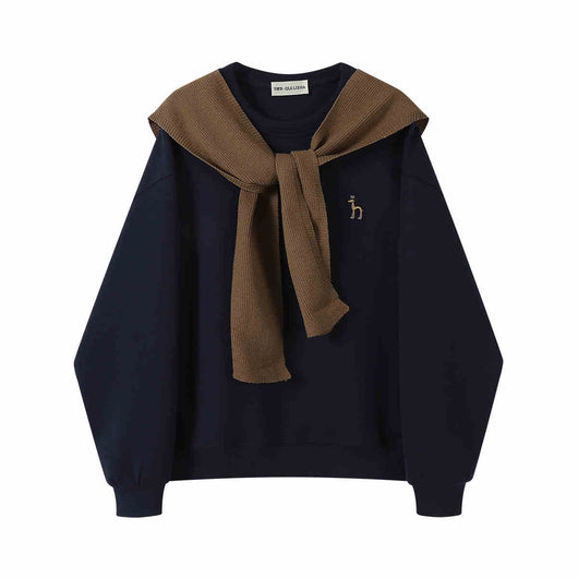 Sudadera Suelta Cuello Redondo para Mujer - Image 4