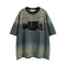 Playera Tie-dye Degradado en Denim para Hombre
