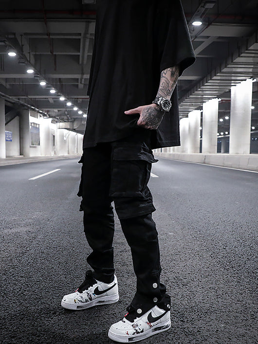 Jeans Negro Ajustado de Corte Moderno con Talle Estructurado - Image 9
