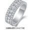 Special-interest Design Non-fading 925 Sterling Plateado Ring Moissanite No 5