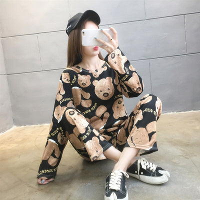 Pijama Infantil Estampado con Dibujos Animados - Conjunto Cómodo para Casa - Image 20