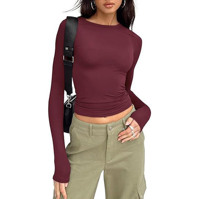 Remera Térmica Cuello Redondo Manga Larga para Mujer - Image 23
