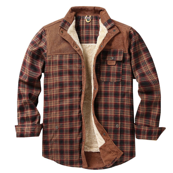 Camisa de Cuadros Talla Europea para Hombre
