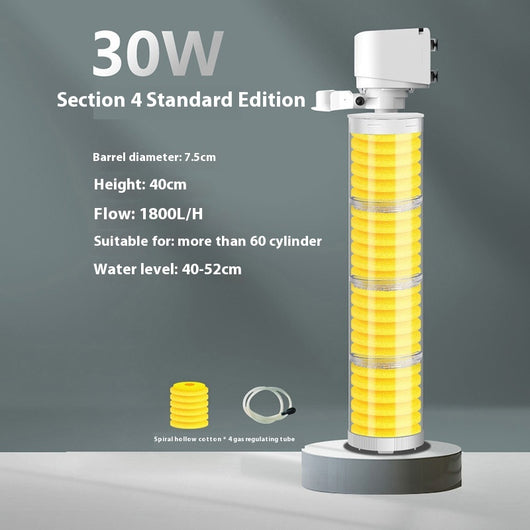 Filtro Acuario Integrado con Succión Montable en Pared - Image 10