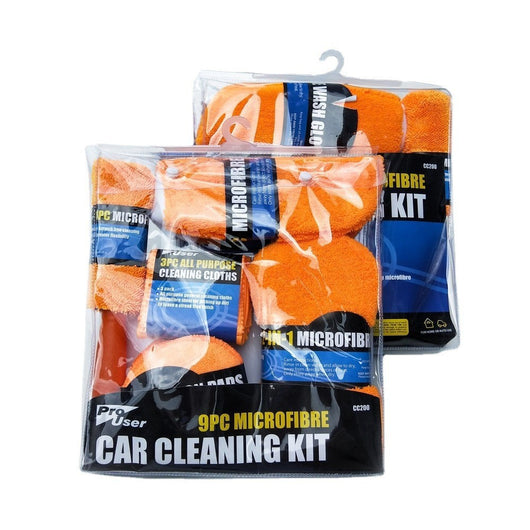 Kit Completo de Limpieza Automotriz 9 Piezas: Paños, Esponjas y Cepillos - Image 6