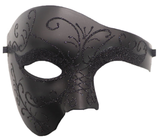 Antifaz Elegante Vintage de Medio Rostro con Un Solo Ojo - Image 19
