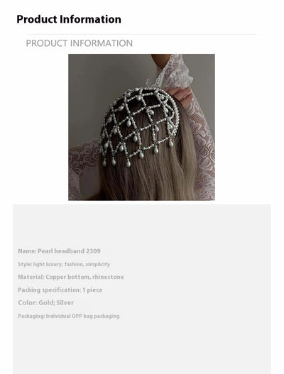Diadema de Malla Bohemia Retro - Accesorio de Moda Vintage - Image 10