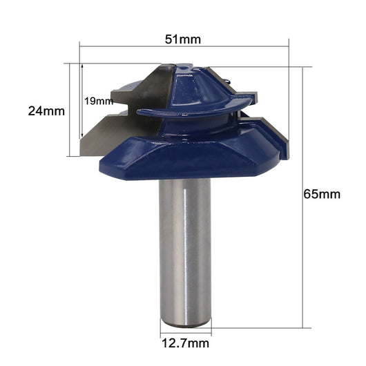 Cortador de Madera de 1/2" para Fresadora y Caladora Profesional - Image 2