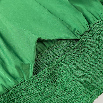 Blusa Corta con Cintura Elástica Fruncida - Ajuste Definidor Mujer - Image 13