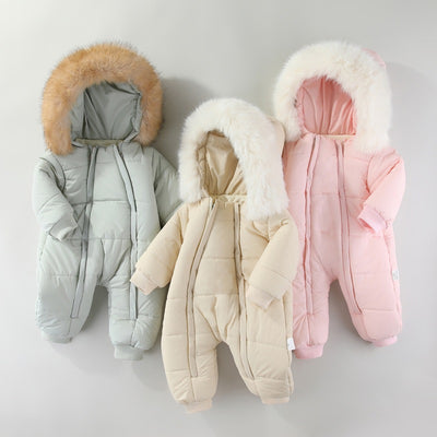 Pijama Enterizo con Capucha de Pelaje para Niños y Niñas - Image 8