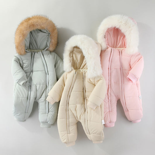 Pijama Enterizo con Capucha de Pelaje para Niños y Niñas - Image 8