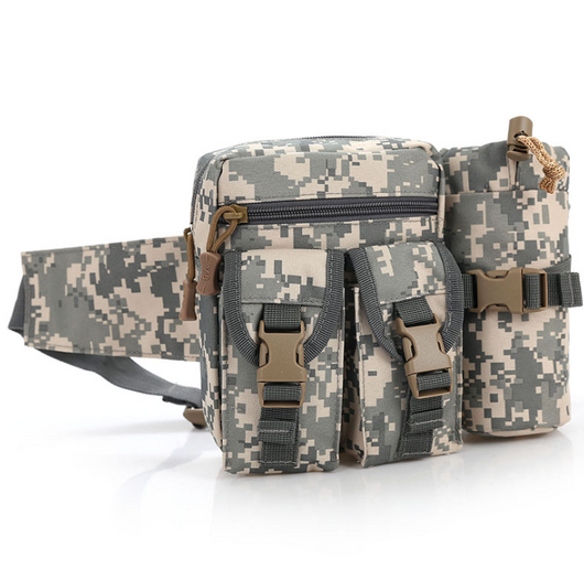 Bolsa Táctica Impermeable para Cintura con Compartimentos para Botellas - Image 2