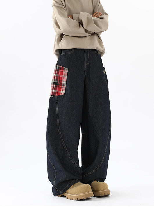 Pantalones Cargo Vaqueros con Bolsillos Grandes Diseño Retro para Hombre - Image 12