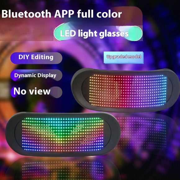 Gafas LED Bluetooth con Pantalla Full Color Dinámica para Fiestas
