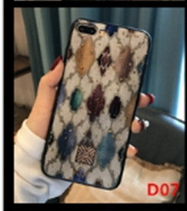 Funda Móvil con Diseño de Rayas Diamante y Onda Puntillada - Image 42