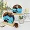 Lámpara Nocturna Decorativa de Resina y Madera - Serie Buzo Océano