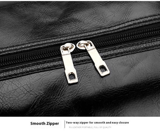 Maleta de Viaje Ejecutiva PU Capacidad Grande - Bolsa Retro para Viajes Cortos - Image 34