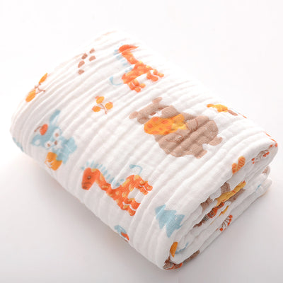 Toalla de Baño para Bebé con Acolchado Seersucker de Seis Capas - Image 31