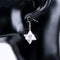 Aretes Estrella Merkaba de Cristal Natural Tallado