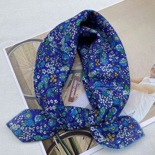 Pañuelo Artístico de Algodón y Lino - Estilo Coreano para Mujer - Image 2