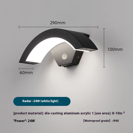 Lámpara de Pared para Exterior con Diseño Moderno - Image 9