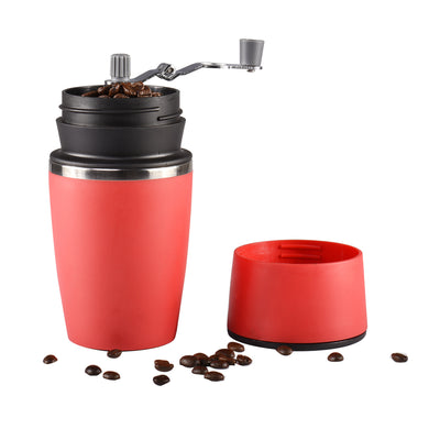 Kit Completo de Café Portátil: Molinillo Manual, Cafetera pour over, Hervidor y Taza de Viaje