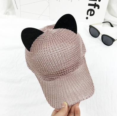 Gorra de Béisbol con Orejas de Gato Transpirable y Protección Solar - Image 8