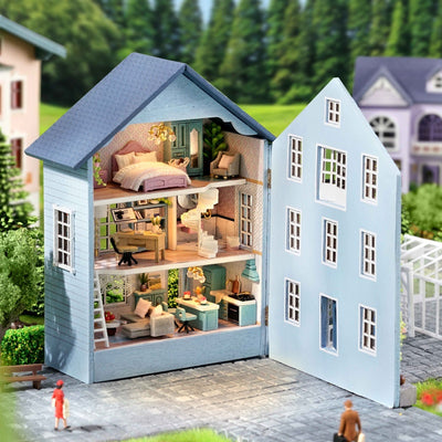 Miniatura de Casa Artesanal de Madera - Colección Adorable para Decorar - Image 16