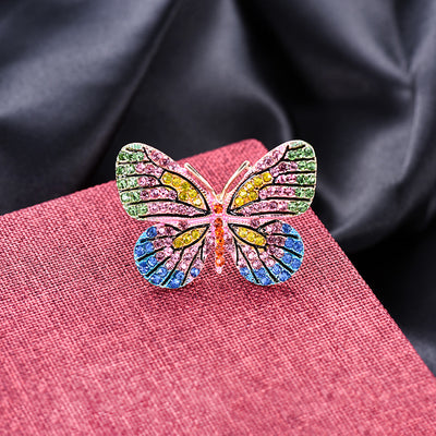 Broche Mariposa de Cristales Brillantes Estilo Europeo Premium - Image 4