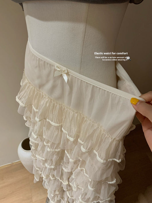 Falda Midi Ajustada de Tul con Bolsa Integrada para Cadera - Image 17