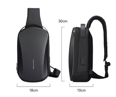 Bolsa Mensajero Impermeable Hard Shell para Hombre - Image 8