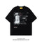 Camiseta Suelta Hip Hop Algodón Puro Estilo Retro Urbano para Hombre