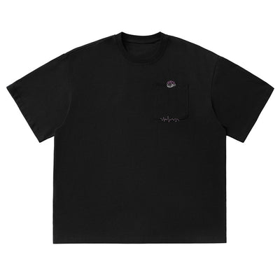 Camiseta de Algodón Puro con Diseño Bordado para Hombre - Image 8