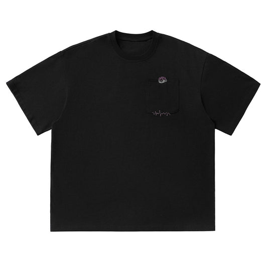 Camiseta de Algodón Puro con Diseño Bordado para Hombre - Image 8