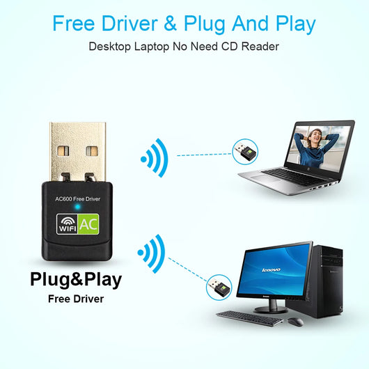Adaptador WiFi Dual Band 600Mbps de Alto Rendimiento - Image 10