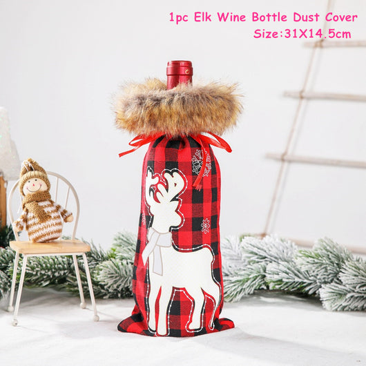 Calcetines Navideños para Botellas de Vino - Image 69