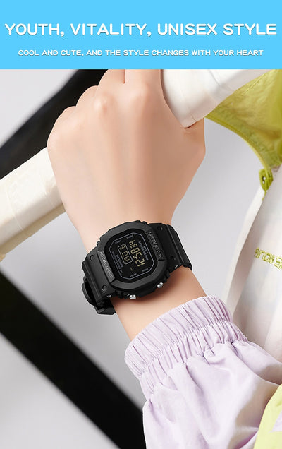 Reloj Digital Cuadrado Multicolor para Estudiantes - Image 16