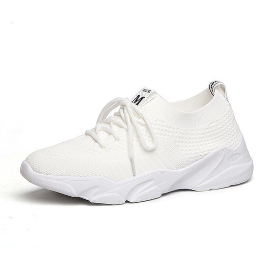 Zapatillas Deportivas Tejidas Transpirables para Mujer - Diseño Moderno con Cordones - Image 5